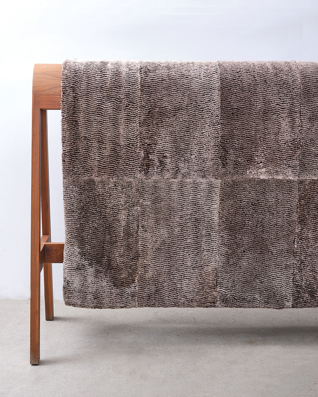 Wavy Corduroy Snowy Brown